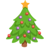Emoji karácsonyfa 🎄 image - Facebook Messenger (2016) style