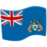 Flag: Ascension Island Emoji 🇦🇨 image - Facebook Messenger (2016) style