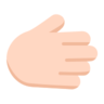 Rightwards Hand: Light Skin Tone Emoji 🫱🏻 image - Microsoft Classic 2D style
