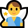 Man Fairy Emoji 🧚‍♂️ image - Microsoft Windows 10 Segoe UI Emoji style