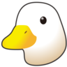 鸭 Emoji 🦆 image - Emojidex style