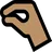 Pinching Hand: Medium Skin Tone