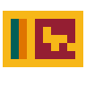 Flag: Sri Lanka Emoji 🇱🇰 image - SerenityOS style