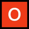 O Button (Blood Type) Emoji 🅾 image - Microsoft Windows 10 Segoe UI Emoji style