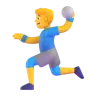 Man Playing Handball Emoji 🤾‍♂️ image - Microsoft 3D Fluent style