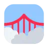 雾天城市 Emoji 🌁 image - Tossface style