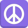 Peace Symbol Emoji ☮ image - Skype style