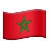 Flag: Morocco Emoji 🇲🇦 image - Apple style