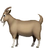 Goat Emoji 🐐 image - Apple style