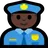 Police Officer: Dark Skin Tone