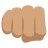 Oncoming Fist: Medium Skin Tone