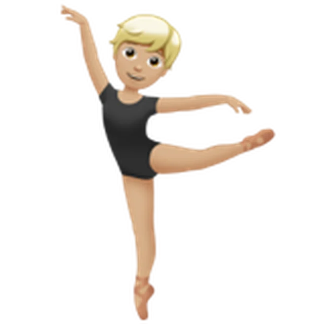 Ballet Dancer: Medium-Light Skin Tone