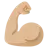 Flexed Biceps: Medium-Light Skin Tone