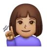 Deaf Woman: Medium Skin Tone Emoji 🧏🏽‍♀️ image - Samsung style