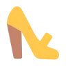 Woman’s Sandal Emoji 👡 image - Tossface style