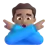 Man Gesturing No: Medium Skin Tone