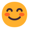 Emoji Volto sorridente con occhi sorridenti 😊 image - Microsoft Classic 2D style