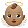 Baby Angel: Medium Skin Tone Emoji 👼🏽 image - Huawei Harmony OS style