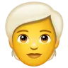 Person: White Hair Emoji 🧑‍🦳 image - WhatsApp style