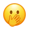 Face With Open Eyes And Hand Over Mouth