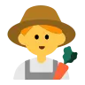 Man Farmer Emoji 👨‍🌾 image - Tossface style