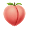 桃子 Emoji 🍑 image - Huawei Harmony OS style
