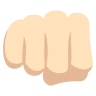 Oncoming Fist: Light Skin Tone Emoji 👊🏻 image - EmojiTwo style