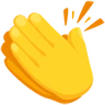 拍手标志 Emoji 👏 image - Facebook Messenger (2016) style