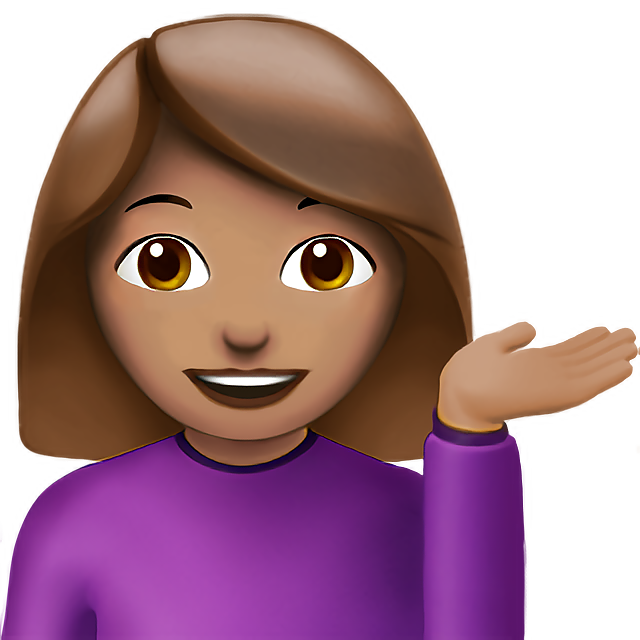Woman Tipping Hand: Medium Skin Tone