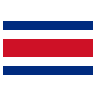 Flag: Costa Rica Emoji 🇨🇷 image - SerenityOS style