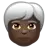 Older Person: Dark Skin Tone