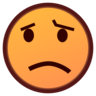Эмодзи Смущённое лицо 😕 image - Emojidex style