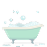 Emoji Vasca da bagno 🛁 image - Skype style