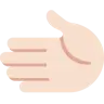 Leftwards Hand: Light Skin Tone Emoji 🫲🏻 image - Twitter / X (Twemoji) style