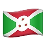 Flag: Burundi Emoji 🇧🇮 image - Apple style