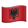 Flag: Albania Emoji 🇦🇱 image - Apple style