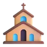 Church Emoji ⛪ image - Microsoft 3D Fluent style