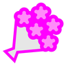 花束 Emoji 💐 image - Docomo style