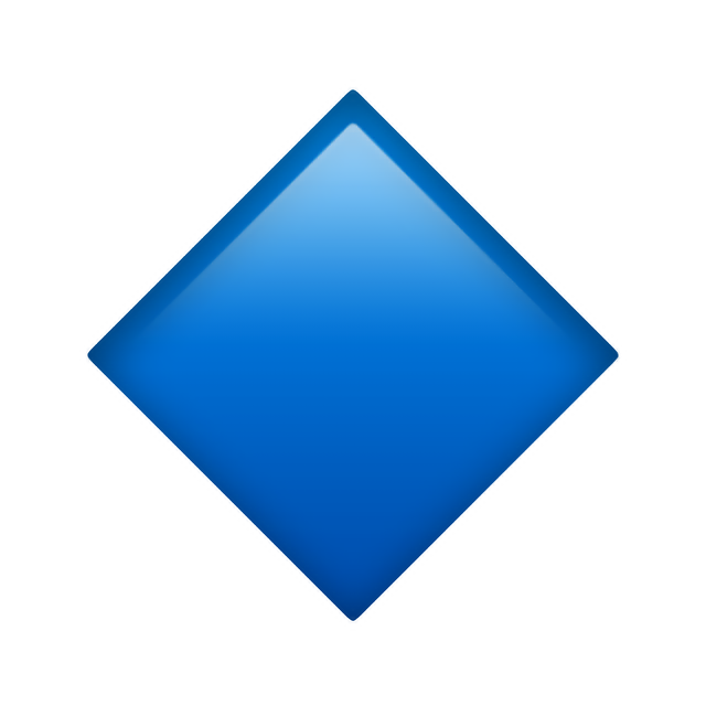Small Blue Diamond
