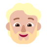 Person: Medium-Light Skin Tone, Beard Emoji 🧔🏼 image - Microsoft Classic 2D style
