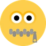 拉链口面 Emoji 🤐 image - Skype style