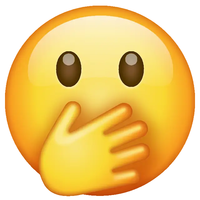 Face With Open Eyes And Hand Over Mouth