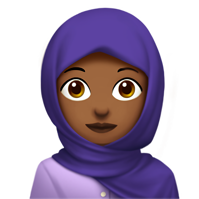 Woman With Headscarf: Medium-Dark Skin Tone