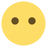口のない顔 Emoji 😶 image - EmojiTwo style
