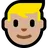 Person: Medium-Light Skin Tone, Blond Hair