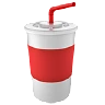 Cup With Straw Emoji 🥤 image - Apple style