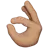 Ok Hand: Medium Skin Tone