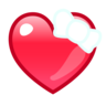 Emoji Szív szalaggal 💝 image - Emojidex style