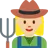 Woman Farmer: Medium-Light Skin Tone
