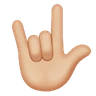 Love-You Gesture: Medium-Light Skin Tone Emoji 🤟🏼 image - Huawei Harmony OS style